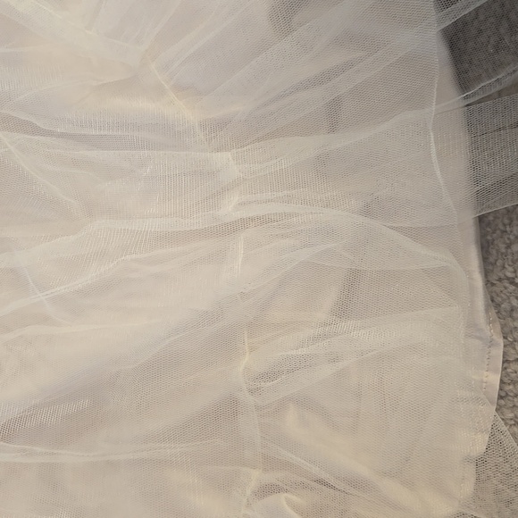 NWT Modcloth Minuet Ivory Tulle Sequin Dress, Size Large - Picture 14 of 15